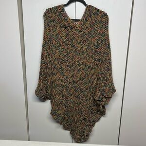 Handmade Crochet Poncho , Cape